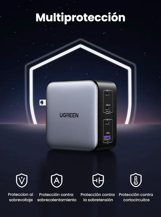 UGREEN Nexode 100W Cargador USB Tipo C GAN