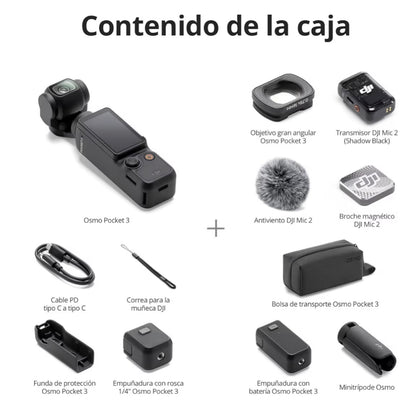 dji Pack para creadores Osmo pocket 3
