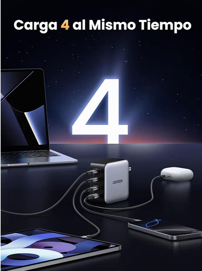 UGREEN Nexode 100W Cargador USB Tipo C GAN
