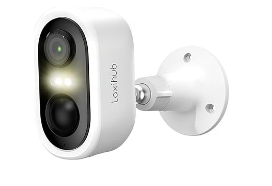 Cámara de Seguridad Recargble Inalambrica, Arenti APP 2K 3MP Camara Exterior Wifi con Visión Nocturna, Deteccion de Movimiento y Audio Bidireccional, IP65 Impermeable, Compartible con Alexa