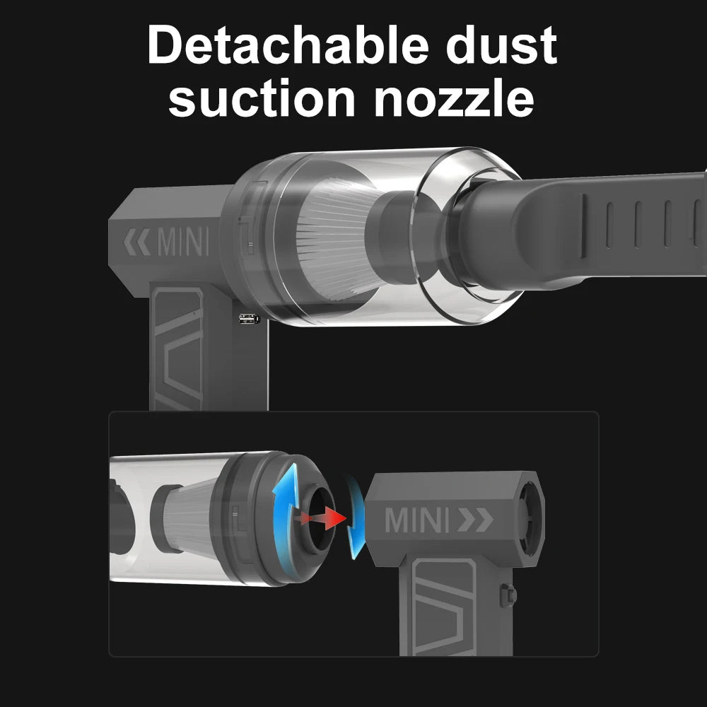 X3S 130000RPM Turbo Jet Fan Compressed Air Duster Cordless Handheld Air Blower for Car Dryer PC Keyboard Home Cleaning